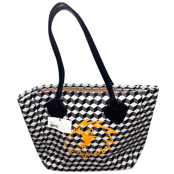 Anne Klein Georgia Tote Bag - Grey Multi/Black - Picture 1 of 4